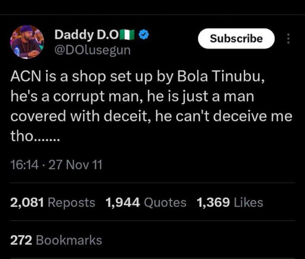 Àlàgbà Ayọ̀dèjì tweet media