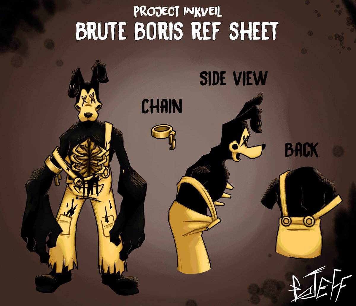 ProjectInkveil's tweet photo. Oh! You thought thats all?
Well take a look at our ref arts!

Made by @FJ3967, @StinkyPuddle 
————————————-
Project inkveil is a bendy asymmetrical horror game upcoming on roblox, featuring tasks and cartoonish familiar characters.

#asym #bendy #asymmetrical https://t.co/9zms56eBae