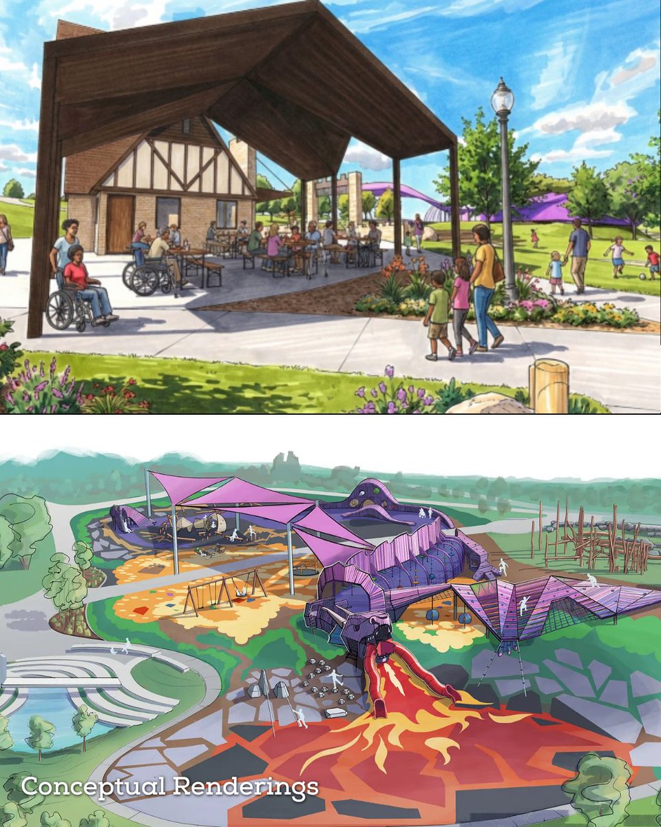 pcfoundation24's tweet photo. a courageous 9 y/o who loves dragons, art, swimming, biking, and playing with friends, this playground is being built to reflect courage, imagination, inclusion, and community. Once complete, Stella’s Playground is projected to serve more than 10,000 youth and families annually. https://t.co/KE5ABWPKYg
