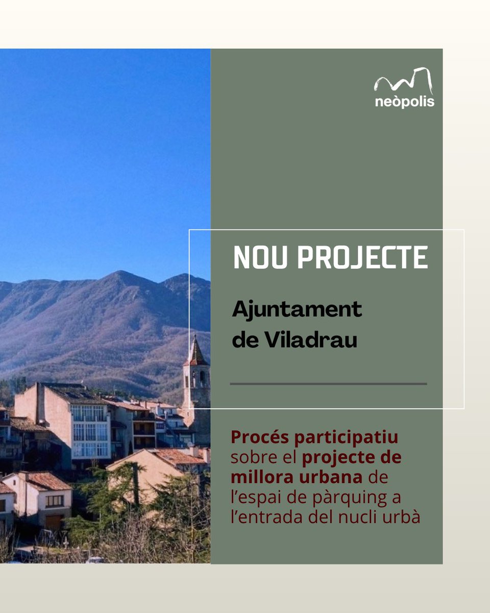 gerardneopolis's tweet photo. Avui hem fet la reunió inicial del procés participatiu del projecte de millora urbana de l’espai d’aparcament a l’entrada de Viladrau, impulsat per l’Ajuntament i amb el suport de la Diputació de Girona. Comencem! 🤝 #Viladrau #ParticipacióCiutadana #MilloraUrbana #Neòpolis https://t.co/KP995LZEip