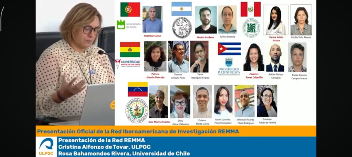 AbreusGlez's tweet photo. Fue presentada oficialmente la membresía de la red internacional #REMMA, coordinada por la Dra. Zaydelys L. Torres Calzadilla y con la participación del Dr. Adrian Abreus González, ambos especialistas en didáctica de las lenguas❗
#RedesInternacionales
@OrquideaUr29329 @ucfgos https://t.co/SBTV8laCzF