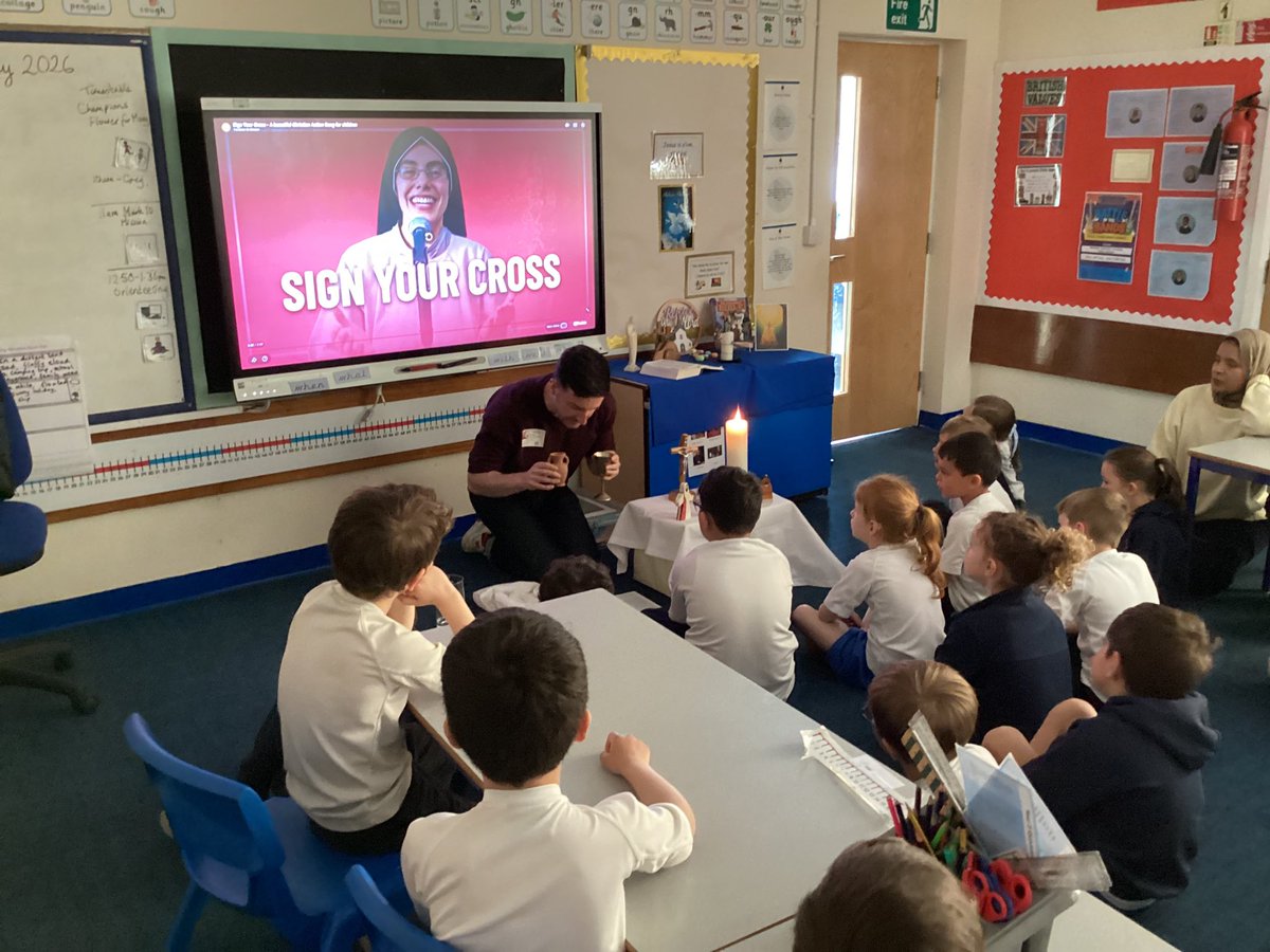 StMarysLS18's tweet photo. Last week, Year 2 loved celebrating our Mary Day with Mr Finn from @mark10mission. We listened carefully during The Celebration of the Word and enjoyed orienteering finding out all about Our Lady. https://t.co/ZobyzAKmsZ
