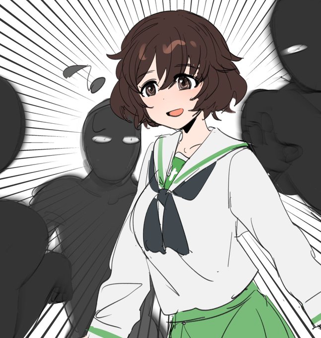 人違いされた優花里殿 