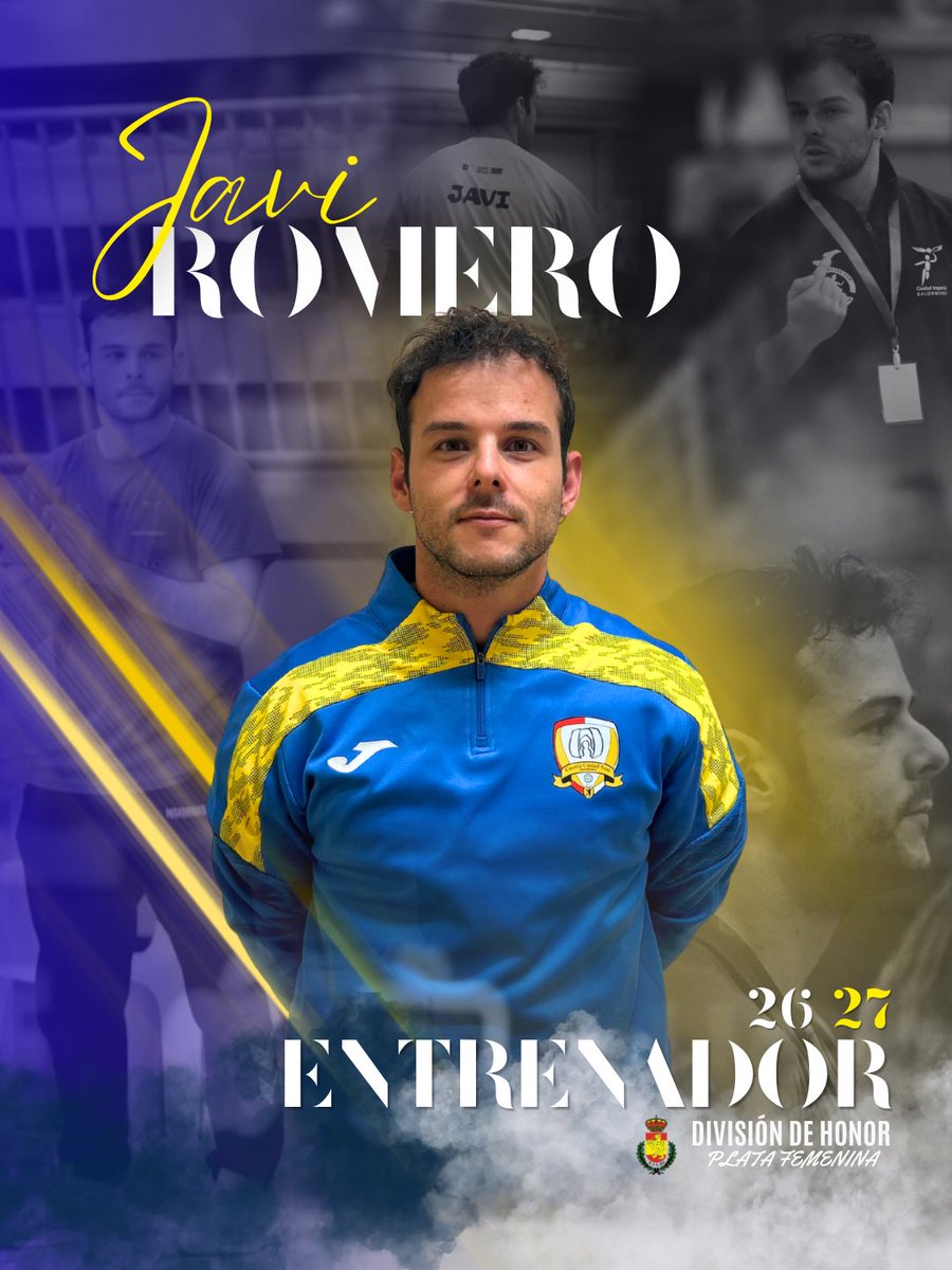 BM_Caserio's tweet photo. 🟢 Entrenador | Javi Romero 💛

El Balonmano Caserío incorpora para la temporada 26/27 a Javier Romero Galán como nuevo entrenador del equipo femenino de División de Honor Plata 🤝 https://t.co/UB8Z25EsA6