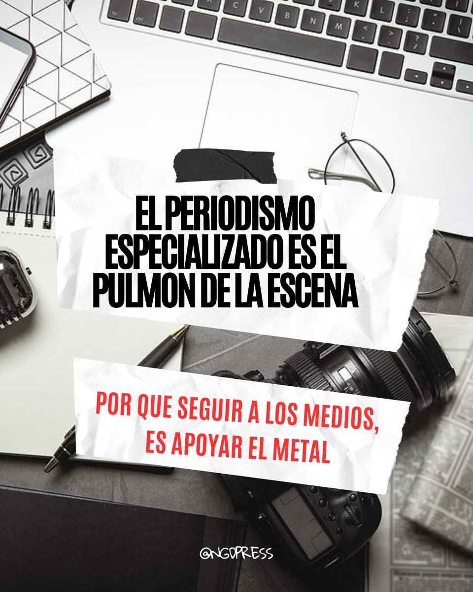 NgdPress's tweet photo. ¿Por que apoyar a los medios especializados es necesario?
Darle tu apoyo a los medios de prensa especializados ayuda a crecer la escena y conecta a artistas y público. https://t.co/Cw5LrRCSzx