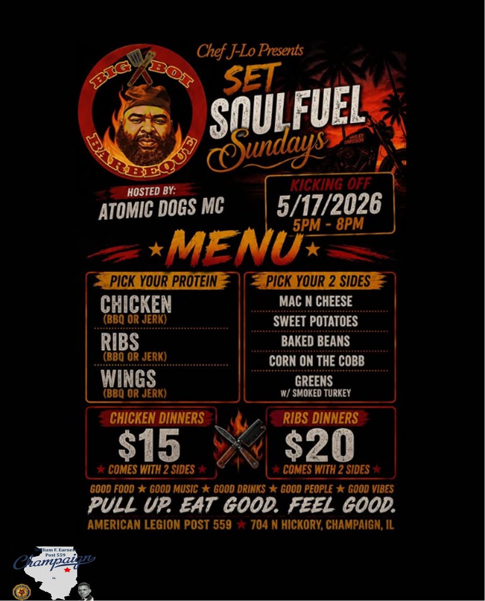 Post559's tweet photo. This SUNDAY kicks off our Set SoulFUEL Sundays hosted by Atomic Dogs M/C https://t.co/jgtmOG9nSj