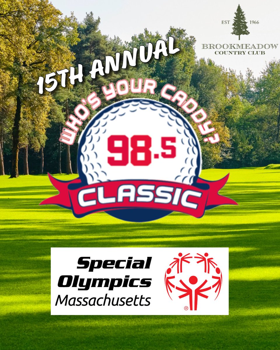 985TheSportsHub's tweet photo. ⛳ BOOKMARK! Registration for the 15th Annual Who's Your Caddy Classic opens next Wednesday, May 20th at 10:00am. The tournament will be held June 8th at Brookmeadow Country Club.

You can also bid to play with the @toucherandhardy and @FelgerAndMazz cre

REGISTRATION LINK - Opens 10am Wednesday: https://t.co/4RQ9tZYT1w