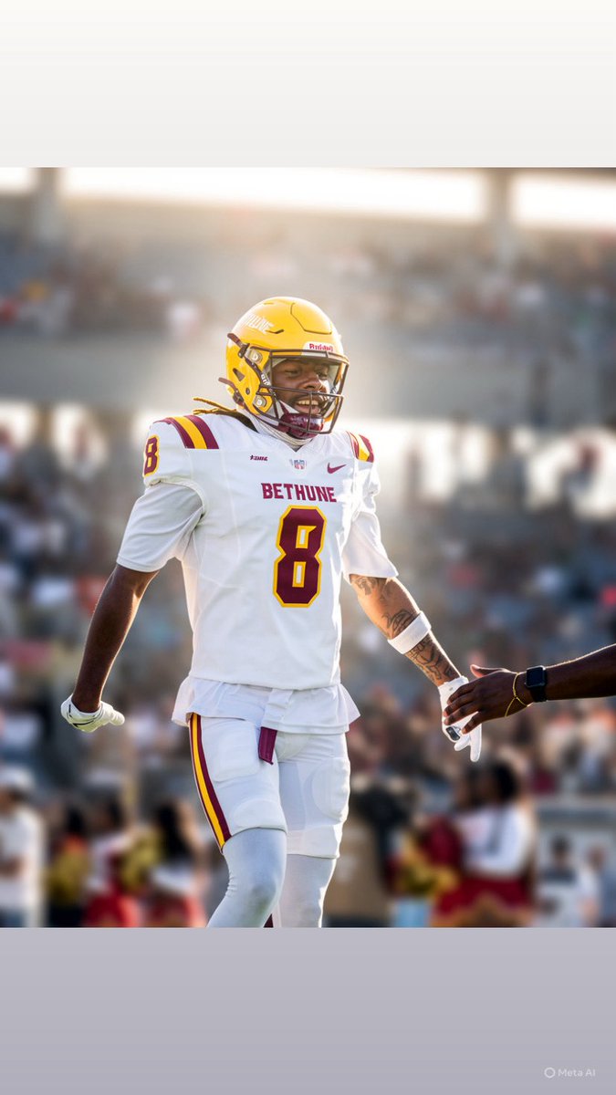 JBethea08's tweet photo. BETHUNE COOKMAN OFFERED💛❤️

@CoachBParker17 @BrianDohn247 @ChadSimmons_ 
@GregBiggins @BrandonHuffman @ChadSimmons_ @ttjharden8 @adamgorney @TomLoy247 @OcalaPreps  @Showtime12u  @NxgnCamps @24k7v7 @BrianDohn247 @benjaminwolk @BCUGridiron https://t.co/dynPcWW6Ie