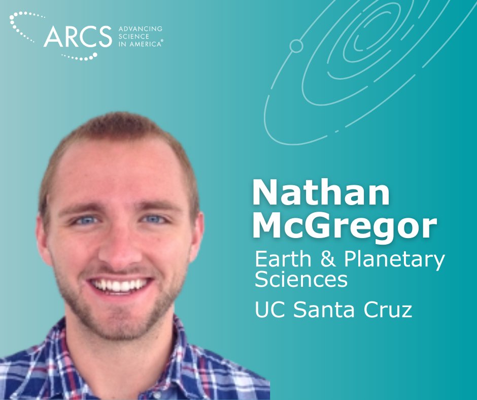 ARCSNorthernCal's tweet photo. Nathan McGregor is a planetary scientist at @UCSC. His current project, studying Venus’ atmosphere, reveals how planetary interiors evolve and influence surface deformation and atmospheric formation. #ARCSNCC @ARCSFoundation https://t.co/WL1CnsqhE2