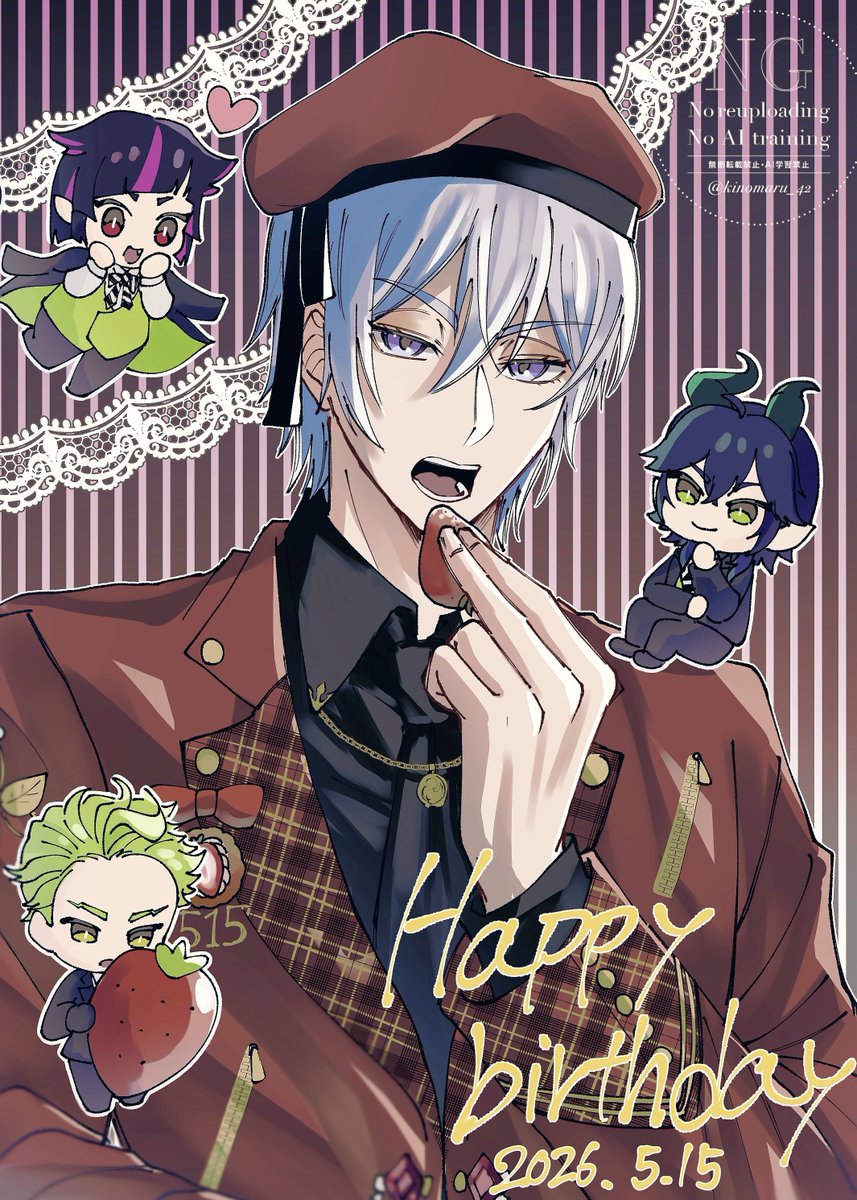 kinomaru_42's tweet photo. おめでとう〜！！！
#シルバー・ヴァンルージュ生誕祭2026
#シルバー・ヴァンルージュ誕生祭2026 https://t.co/IGXuDP7mPb