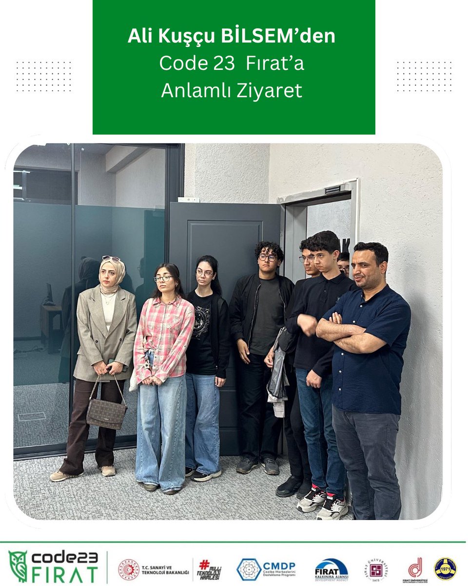 code23firat's tweet photo. 🚀 Ali Kuşçu Bilim ve Sanat Merkezi öğrenci ve öğretmenleri, Code 23 Fırat Atölyesi’ni ziyaret etti.

#code23firat #firatüniversitesi #yapayzeka #yazılım https://t.co/c6z8dbEuPM