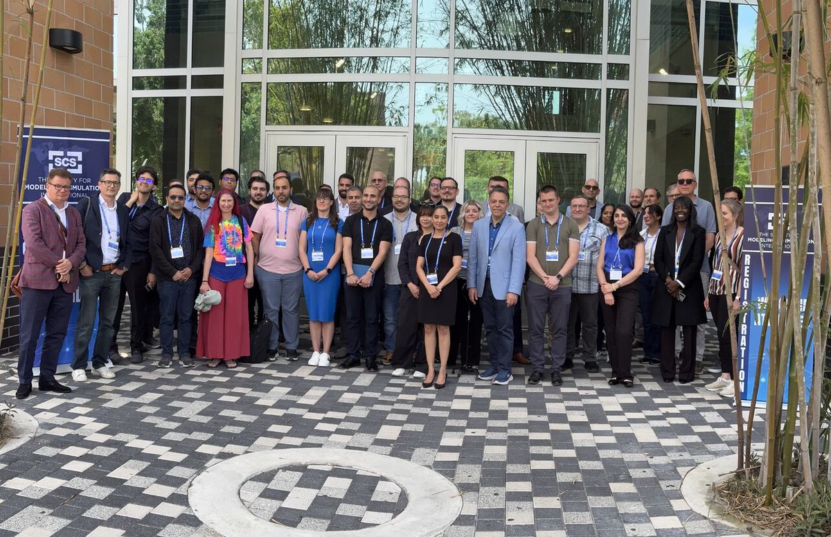 ARSLab_CU's tweet photo. End of a great week at #ANNSIM organized by @SCS_Intl in #Orlando

Great @CarletonSce @Carleton_U  participation: papers, tutorial; Prof. Wainer welcoming attendees on behalf of SCS BoD and Dr. Ruiz, in charge of the PhD Colloquium and mentoring the next generation of M&amp;S experts https://t.co/pGpQkHjSqy