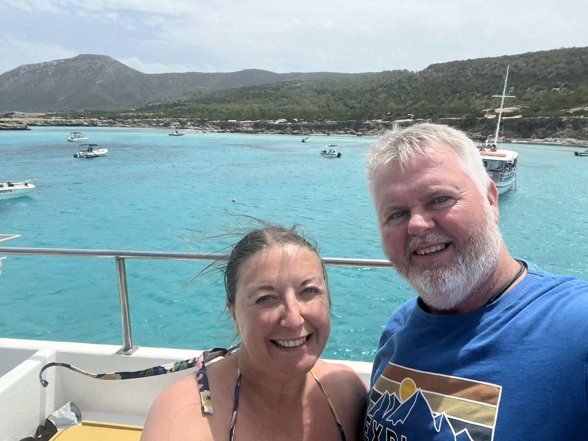 Ron_ejuleff's tweet photo. Lush boat trip from #Latchi to the #BlueLagoon #Akamas #Cyprus crystal clear warm waters and onboard #BBQ for lunch too! ๐๐๐โ๏ธ๐จ๐พ๐ ๐คฟ๐ @easyJet @BristolAirport @AtlanticaGroup https://t.co/cR4lQRtzLx