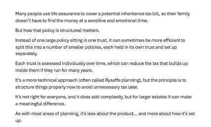LexingtonWM's tweet photo. A simple idea that can make a big difference in inheritance tax planning… https://t.co/tngIcQRuIy