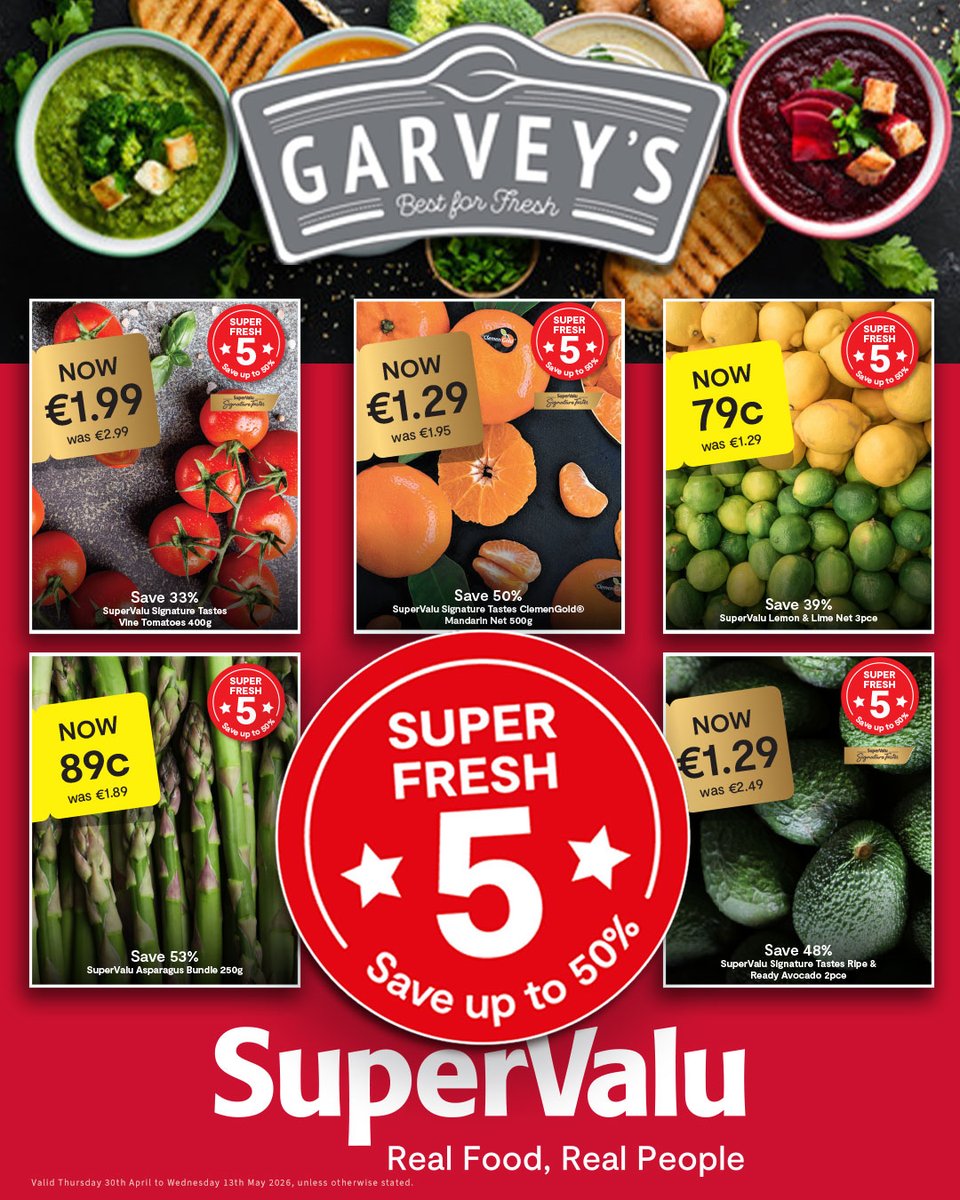 Garvey's SuperValu tweet media