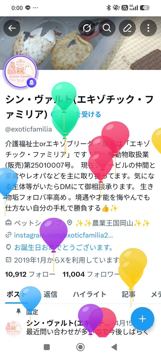 シン・ヴァルト(エキゾチック・ファミリア) tweet media