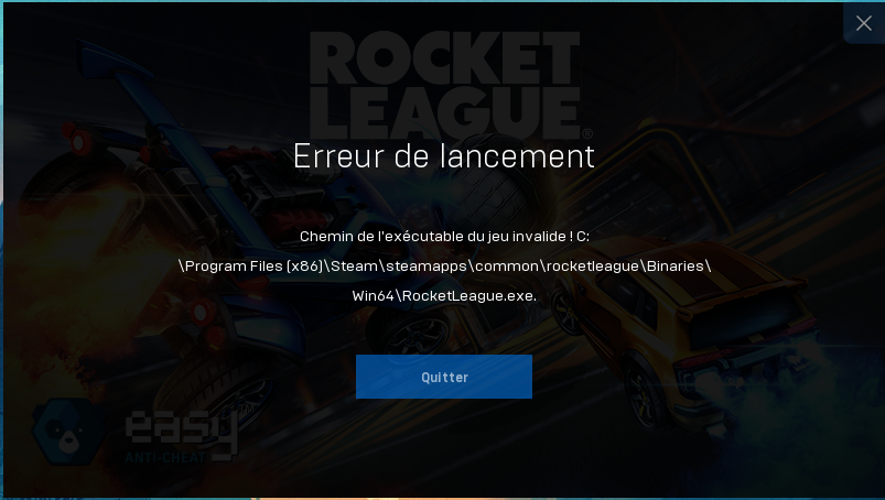 Ipprro's tweet photo. Encore une fois Rocket League qui nous déçoit... Au bout d'un moment il s'agirait d'arrêter de toucher au jeux quand vous savez pas toucher au ligne de code 😡 C'est uniquement sur Steam. https://t.co/gloa8s0dVE