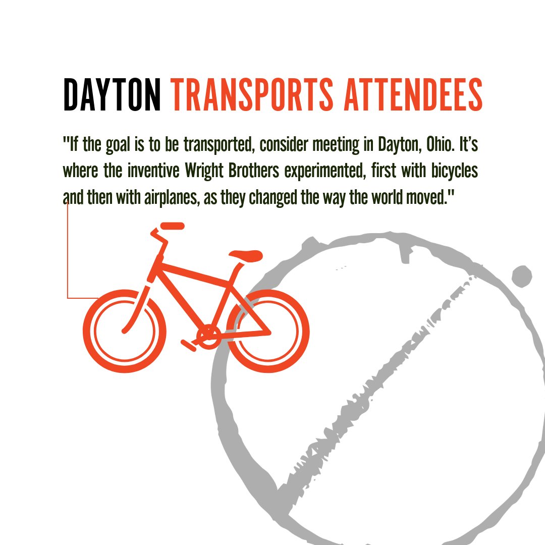 SmallMarketMeet's tweet photo. From waterfront views to downtown nightlife, this insights article highlights cities like Dayton, Ohio, and Macon, Georgia, discussing all they have to offer as a meeting destination.

Read it here: https://t.co/68XNZ7bP0P