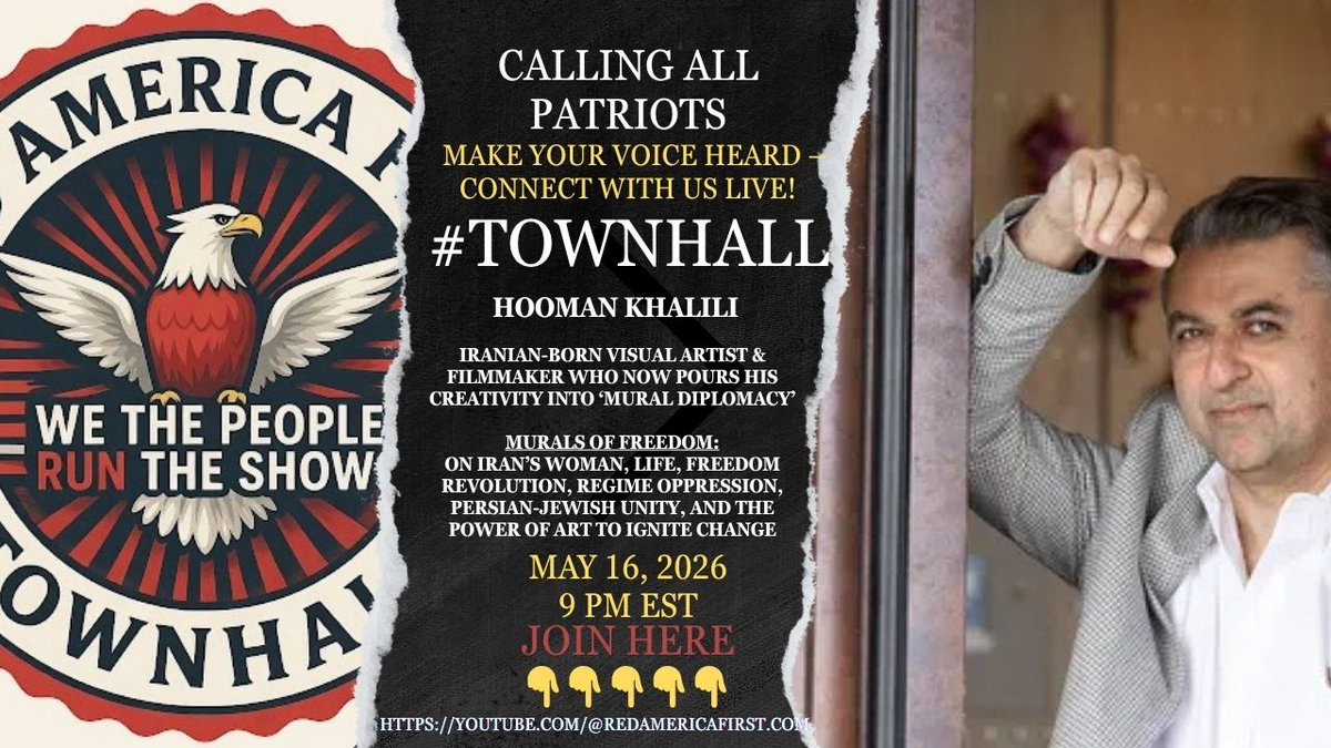 🚨 #AshleyWeis 🇺🇸 #TOWNHALL host RedAmericaFirst tweet media