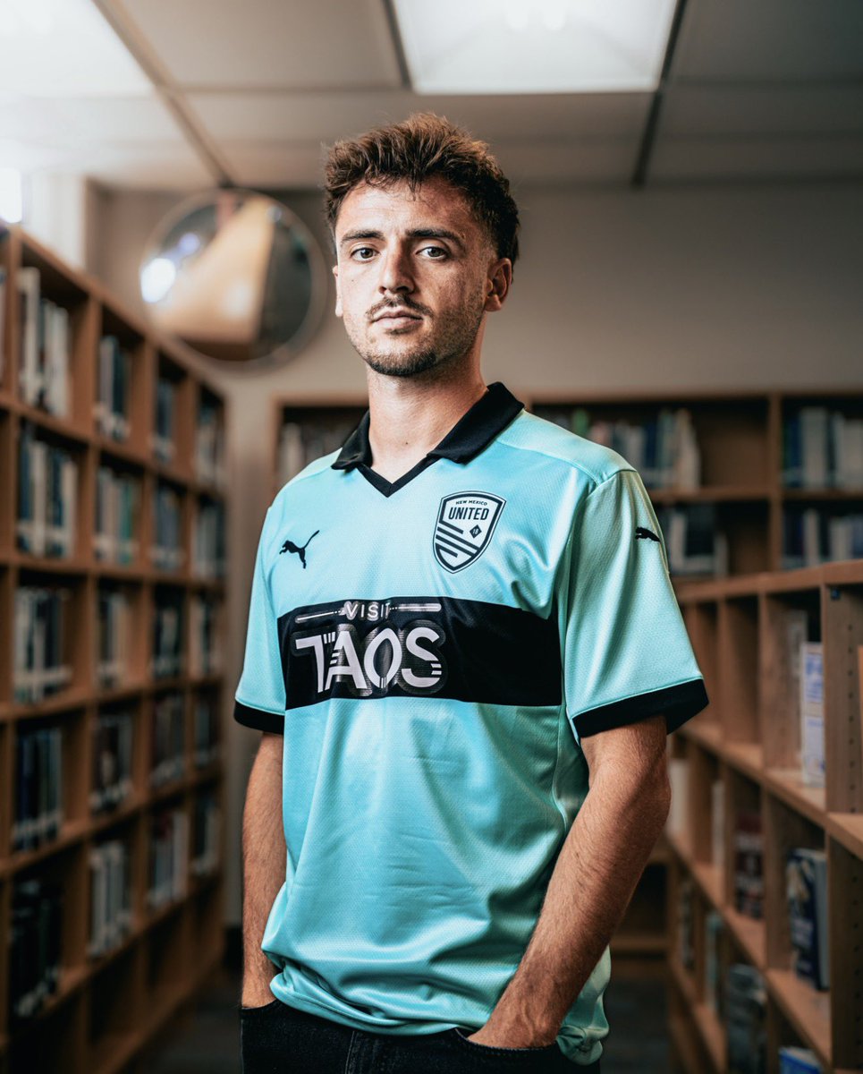NewMexicoUTD's tweet photo. Classic football heritage blended with New Mexican culture, our third kit is another step in expanding the beautiful game in the Land of Enchantment. https://t.co/H2MscgrVfL