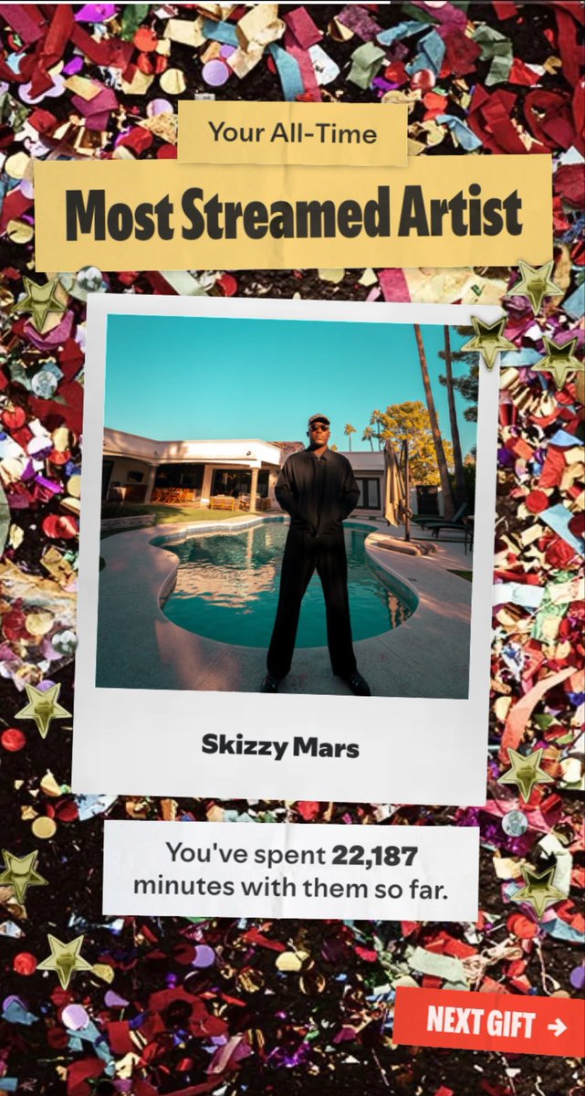 MadisonWyant7's tweet photo. spotify showing all time listening over the years, and i just know @SkizzyMars will always come in first place ❤️ https://t.co/5OSRHfUeLx