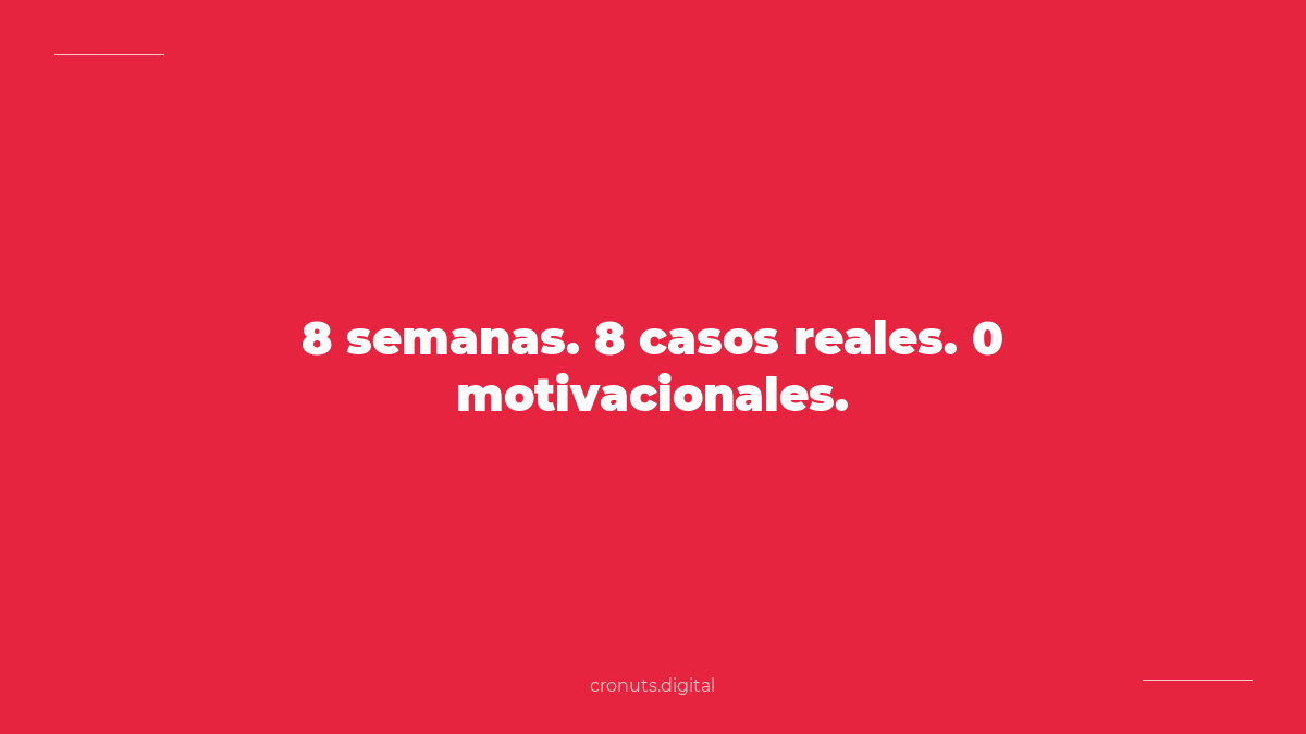 albertpuign's tweet photo. 2 meses de contenido. 70 tweets. 8 hilos de casos reales. 42 graficos. 0 motivacionales. Solo herramientas, datos y resultados. Eso es CRONUTS. https://t.co/mN98PCr2RS

#Cronuts https://t.co/jGYyv6XQ9h
