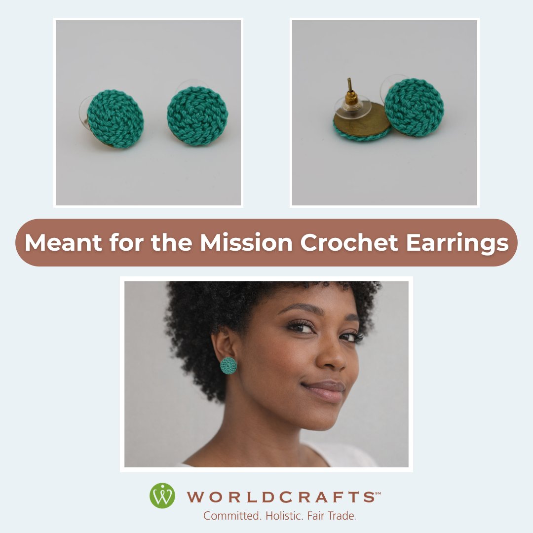 WorldCrafts's tweet photo. ✨ New product: Meant for the Mission Crochet Earrings!

Inspired by John 15:16–17, these earrings remind us that we are chosen &amp; sent to bear fruit. Handmade in India, these lightweight &amp; durable earrings are great for everyday wear.

🛍️ Shop now: https://t.co/xccnw9EXGn https://t.co/Wq2LzsfX5V
