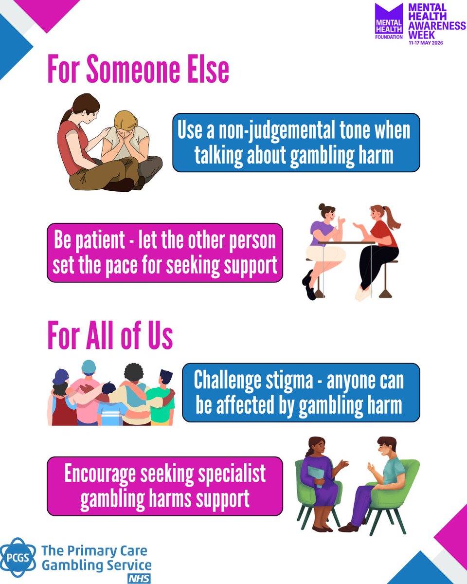 NHS Primary Care Gambling Service tweet media