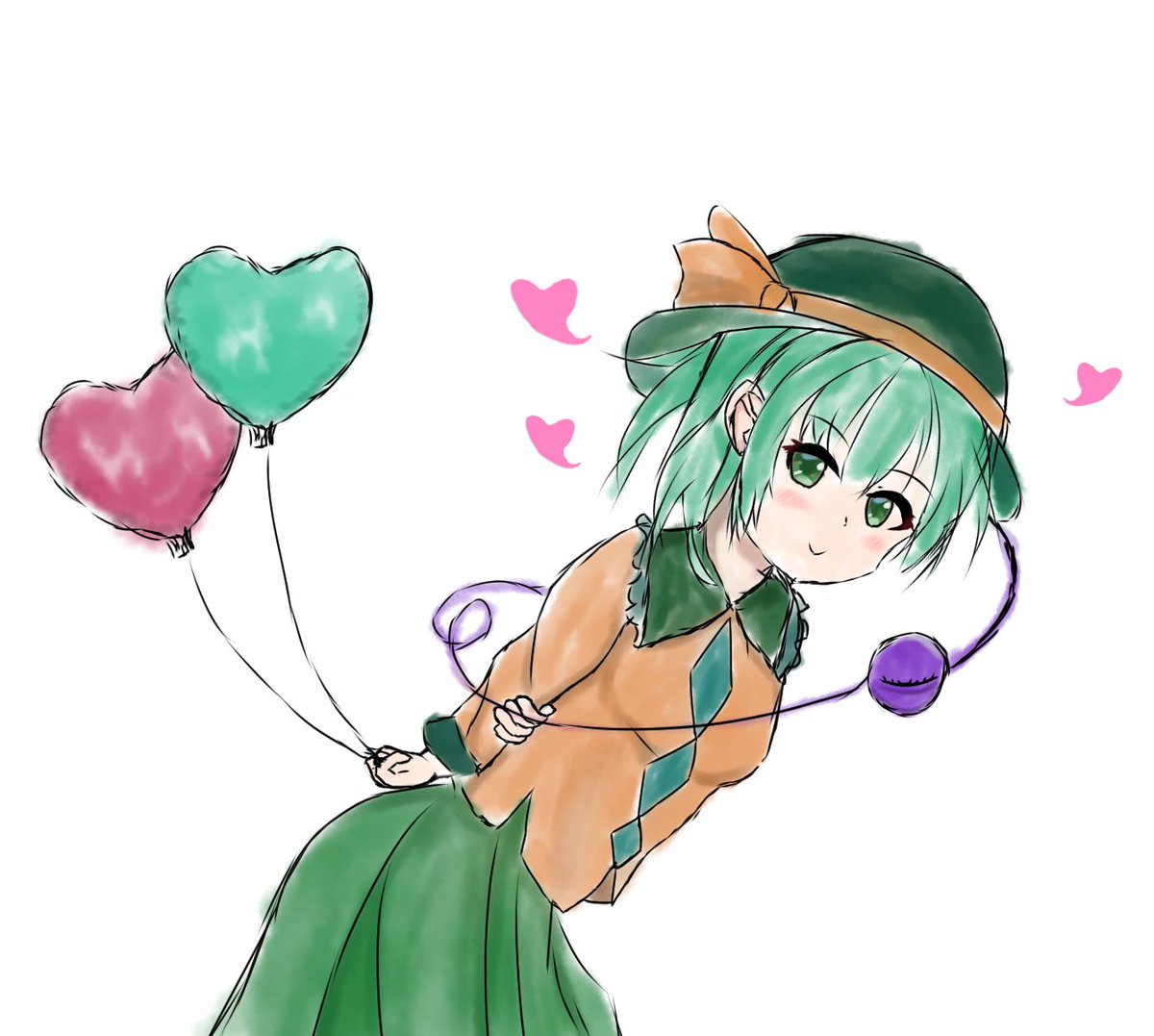 SAIRENTO7741's tweet photo. 遅くなりましたが初こいし描きました！
短時間で描いたのでいろいろ足らない…！

#なまりり #こいしの日 https://t.co/90WLN0vezl