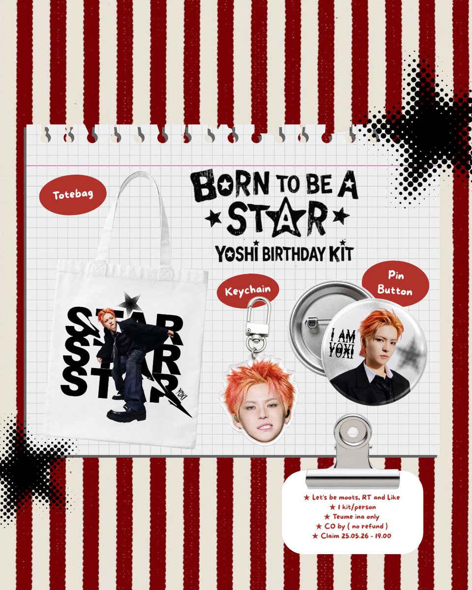 ⋆. 𐙚˚࿔ 𝐚𝐫𝐚 𝜗𝜚˚⋆ || FREEBIES YOSHI tweet media
