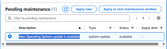 ExaGridDba's tweet photo. AWS RDS for Oracle database was likely patched for Copy Fail (CVE-2026-31431). 

Expect to find "New Operating System update is available" on your console. https://t.co/BVCrweDltP