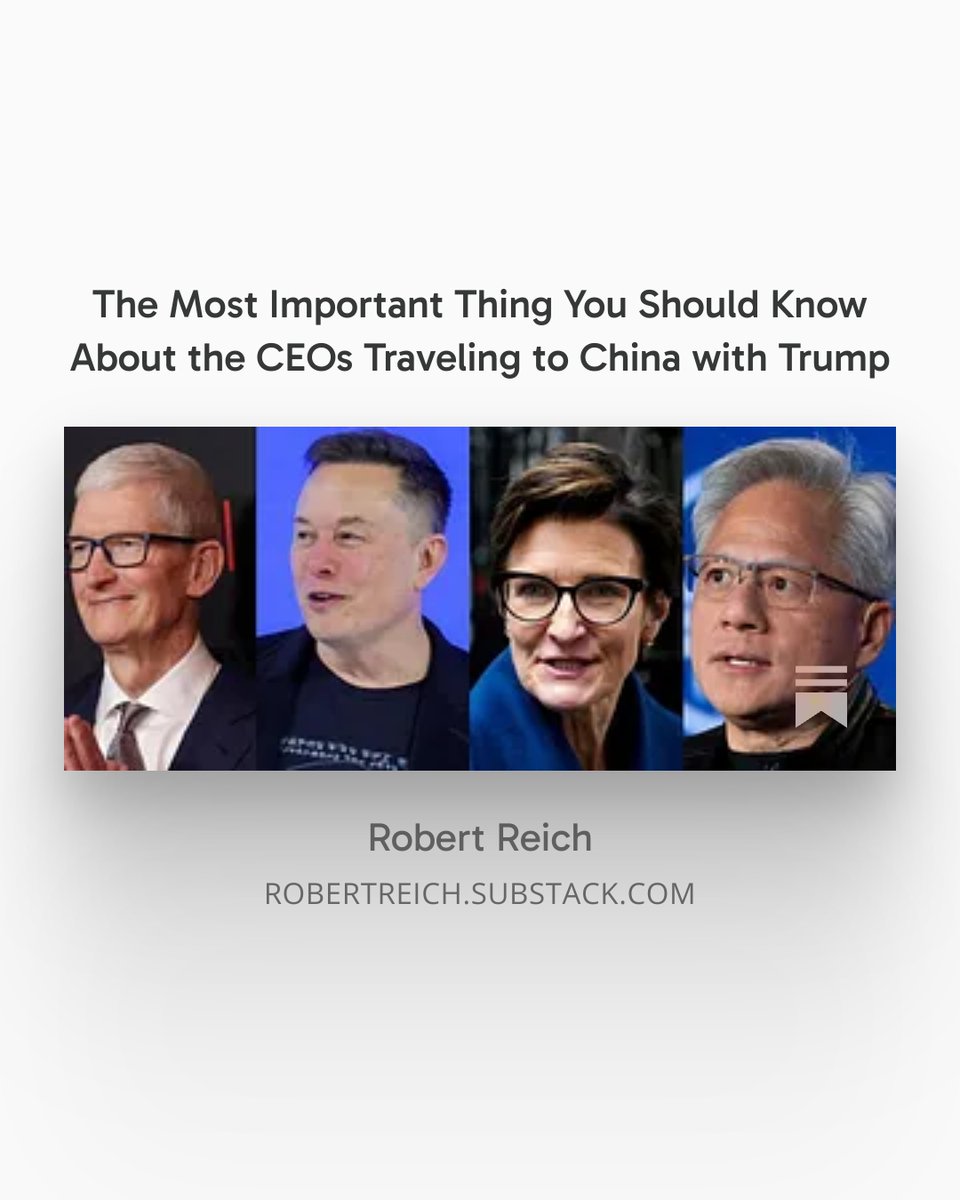 Robert Reich tweet media