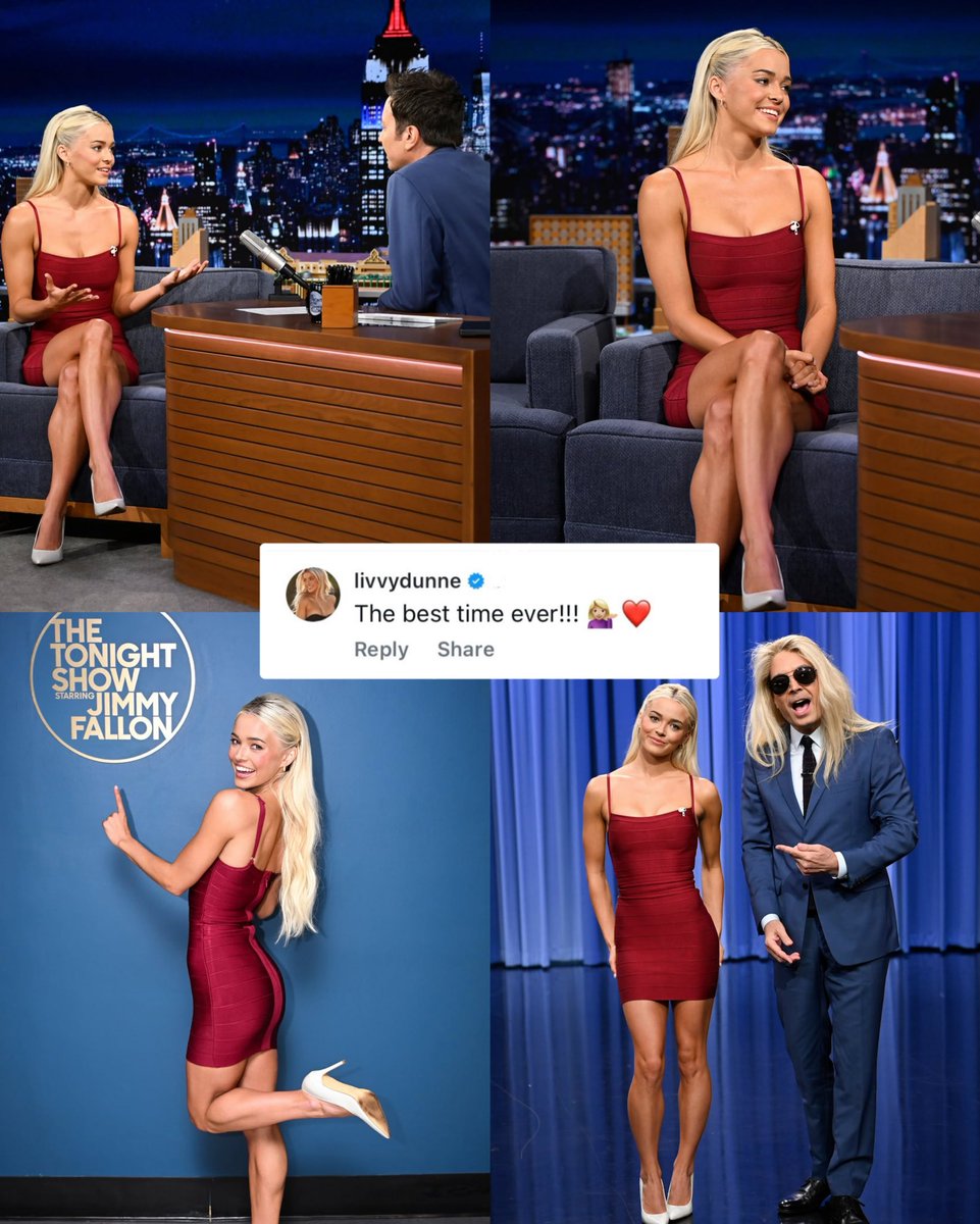 LSUsports's tweet photo. Late Night Livvy 🤩

(📸: @FallonTonight) https://t.co/W7xKTGCEUc