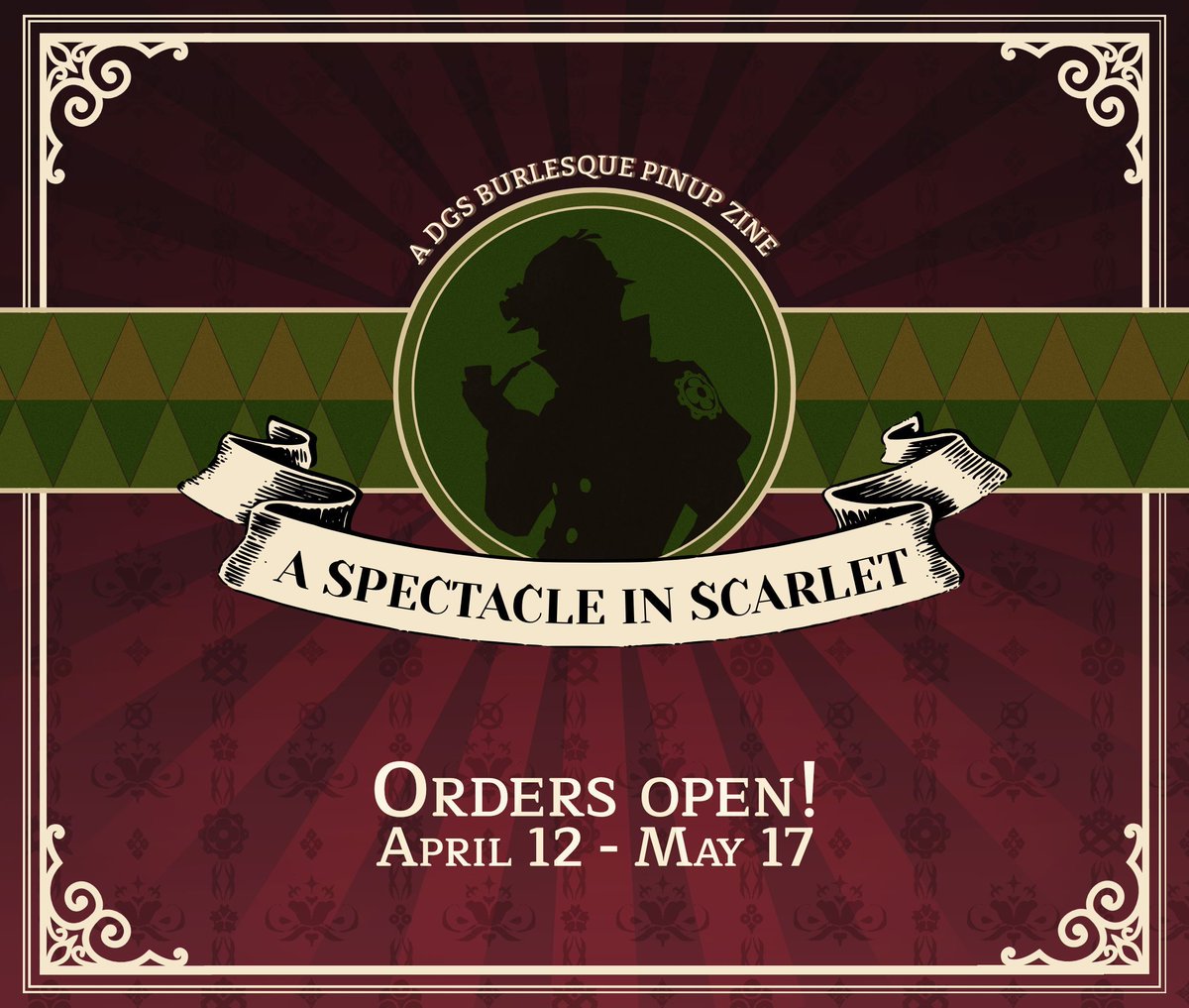 dgsburlesque's tweet photo. 🌟Store Closing Soon!🌟
Just 3 days left until tickets close! "A Spectacle in Scarlet" zine can be purchased on https://t.co/1izl1TdeIm! Don't miss out and find our bundles here https://t.co/t7SXuDlOb3 ! https://t.co/4K2XEsUKf1