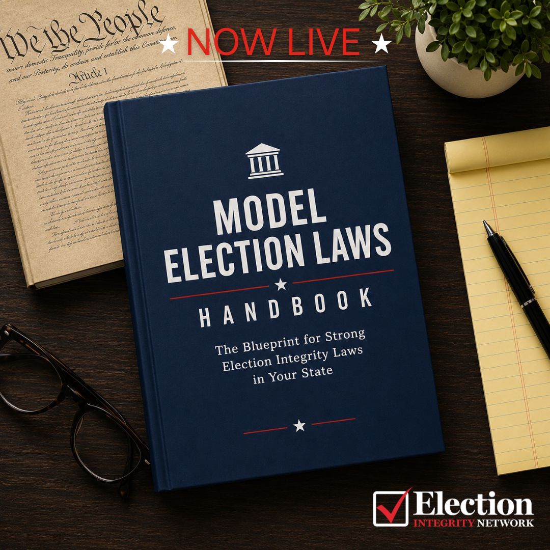EIwatchdogs's tweet photo. The Model Election Laws Handbook is officially LIVE.

This isn’t just another policy document. It’s a practical roadmap for citizens who are ready to stop complaining about broken elections and start fixing them.

The Model Election Laws Handbook gives you everything you need to understand, advocate for, and help pass strong election integrity laws in your state.

Built by hundreds of citizen volunteers.
Grounded in ten clear principles.
Designed to help build a permanent election integrity infrastructure state by state.

Know the Rules.
Change the Laws.
Protect Your Vote.

Explore the handbook here: https://t.co/VOOWiJQGmw