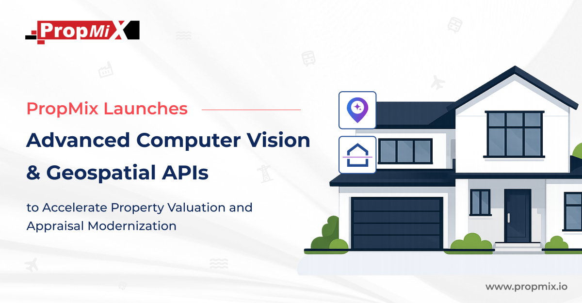 PropMixRE's tweet photo. We are excited to announce the launch of PropMix’s Advanced Computer Vision &amp; Geospatial APIs to accelerate property valuation and modernize appraisal workflows.

Read the full press release here: https://t.co/IflHmgZnkI

#ComputerVision #Geospatial #APIs #Pressrelease #PropMix https://t.co/w7SdvkNOF0