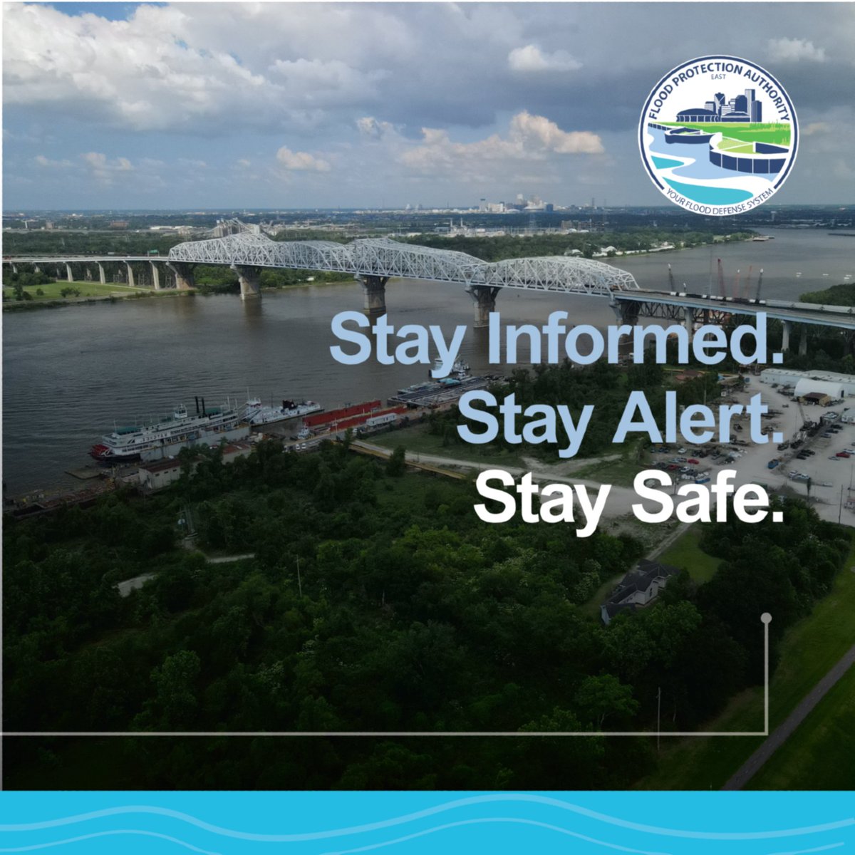 SLFPAE's tweet photo. Hurricane season is a critical time for flood protection operations. At FPA-E, readiness is built year-round through continuous inspection, maintenance, and coordinated operations. While no system can eliminate all risk, preparedness and public awareness remain key to resilience. https://t.co/UZr68AlTcB