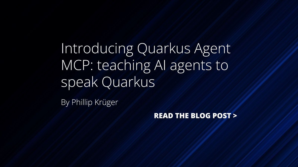 Quarkus tweet media