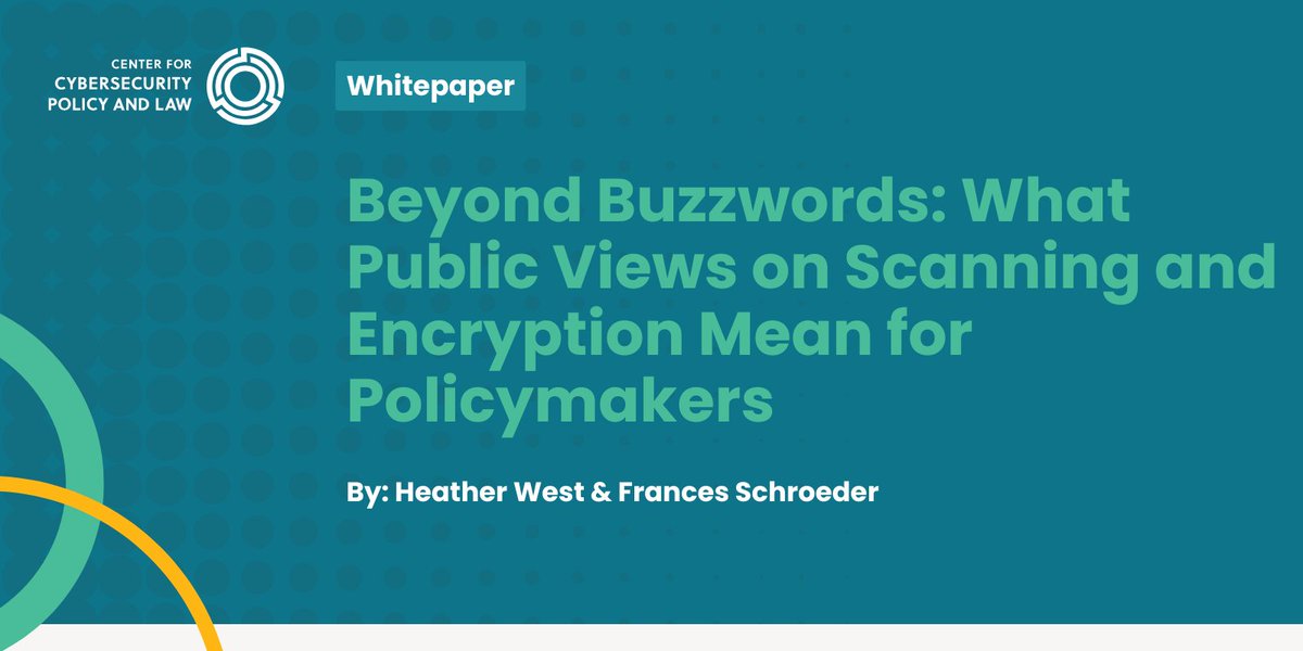 Center for Cybersecurity Policy and Law tweet media