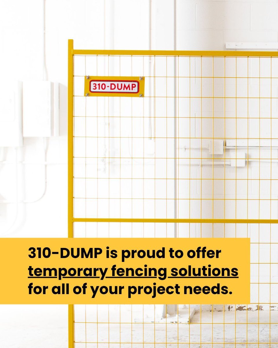 310_DUMP's tweet photo. Trusted by companies such as Aecon, PCL, Clark Builders &amp; more! Our crew provides full-service delivery, installation &amp; removal to ensure proper setup &amp; security of your work site. To learn more, give us a call!  📞310-3867 https://t.co/B8OxMIKXPb