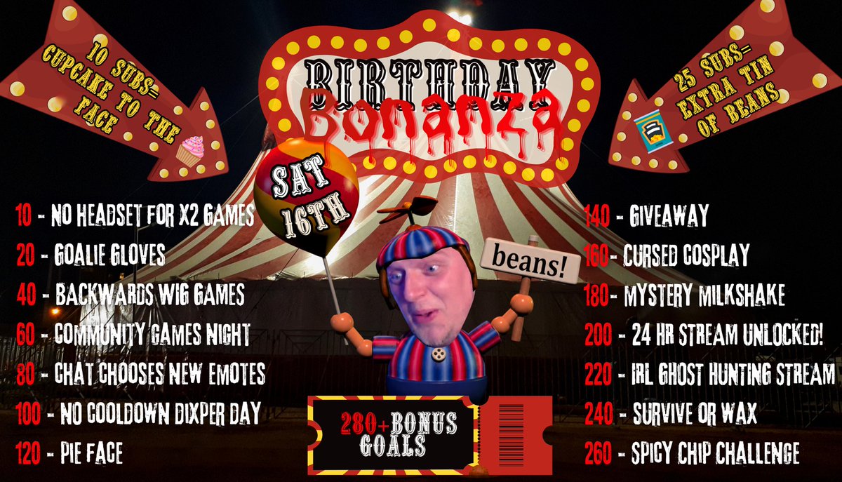 Westinator97's tweet photo. Its late I know but its time to celebrate my birthday this weekend! With being so busy the last few weekends and work not giving me the time off the belated birthday subathon is coming this weekend!!! Let’s cause some chaos!!
#twitchstreamer #deadbydaylight #dbd https://t.co/ApgByMvBZp