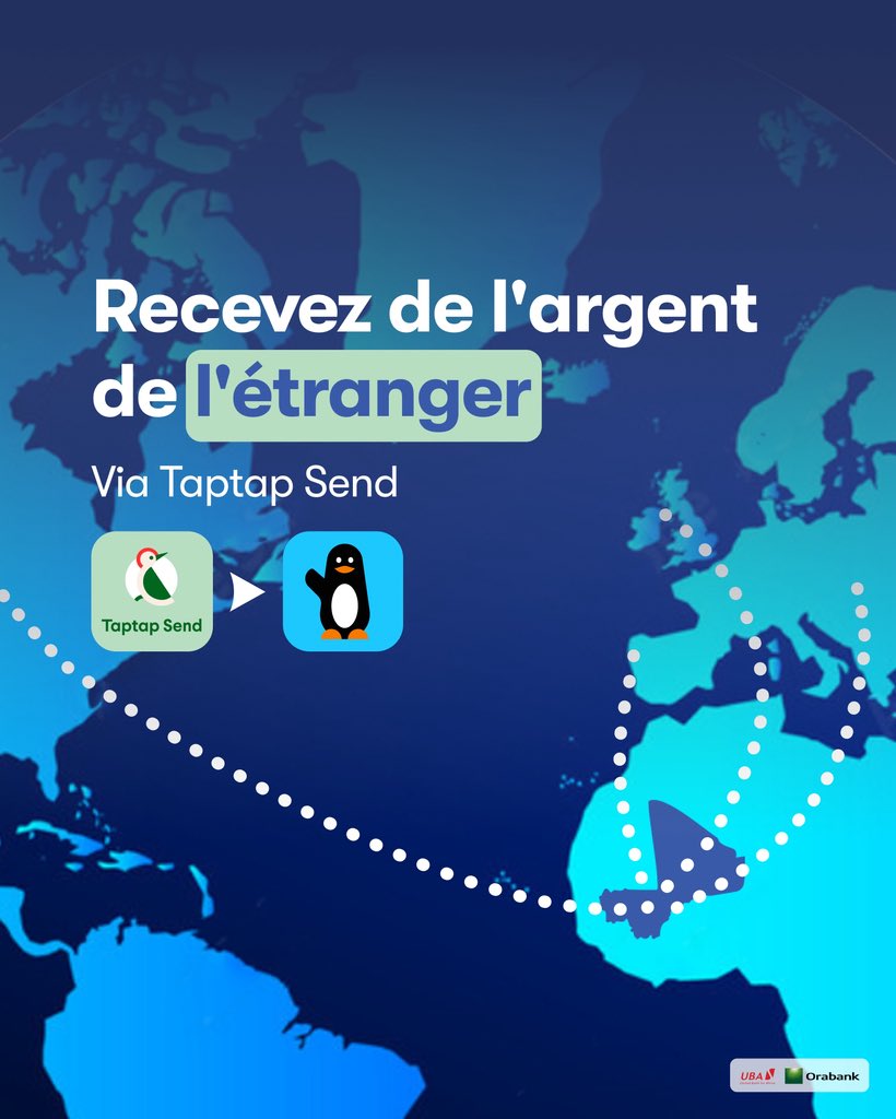 wavemm_mali's tweet photo. De Taptapsend à Wave 🔥 

Recevez de l’argent de l’étranger via Taptap send directement sur votre compte Wave !

*
#ikawariyitayé #wavemali #taptapsend https://t.co/XCB22yIwFi