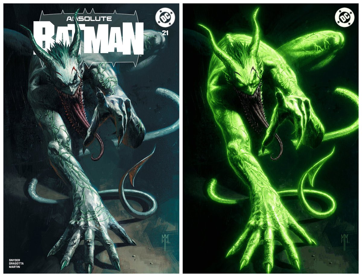 7ate9comics's tweet photo. 🦇 ABSOLUTE BATMAN #21 – MARCO MASTRAZZO VARIANTS

🗓️ ON SALE: TODAY
⏰ 5PM ET / 10PM UK TIME
💻 AVAILABLE AT: https://t.co/fUTzGjDW7q

📚 TRADE DRESS – LTD TO 2500
💵 £14.95

✨ VIRGIN GLOW-IN-THE-DARK – LTD TO 1500
💵 £25.05

📦 TRADE / VIRGIN GITD SET – £36.95

#JOKER #BATMAN https://t.co/GkNQgRueVv