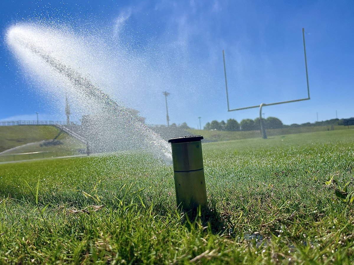 StevenBrownBSB's tweet photo. Dialing in irrigation “Wet Checks”now before the summer heat hits. Keeping these fields healthy, firm, and game ready all season long! 🌱💦 #FieldManagement #Irrigation #SportsTurf #FieldGuy https://t.co/2C1pzjt7QK