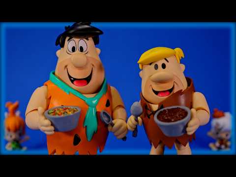 RoboDontKnow's tweet photo. Meet the Flintstones! Fruity Cocoa Pebbles Fred and Barney Jada Toys Cereal Mascots Figure Overview https://t.co/u6d5vvIG0W https://t.co/d3WwkHm2nQ