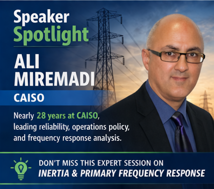 CTOTForum's tweet photo. CTOTF Speaker Spotlight: Ali Miremadi.
If you care about grid reliability—this is a session you don’t want to miss!
Registration is open now for the 2026 Conference &amp; Tradeshow. 
🔗https://t.co/14XArGPKhR
Join us Aug. 30th – Sept. 3rd in San Antonio.🌵
 #gridreliability #ctotf https://t.co/koiIjlTDN5