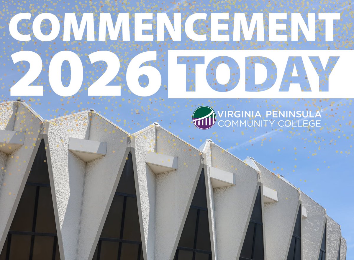 VPCCva's tweet photo. Today is the day. Congratulations to the Class of 2026! 🎓🎉 We will see you at the Hampton Coliseum this afternoon! #classof2026 #vpccva #graduation #commencement https://t.co/SWvMC7jGDg