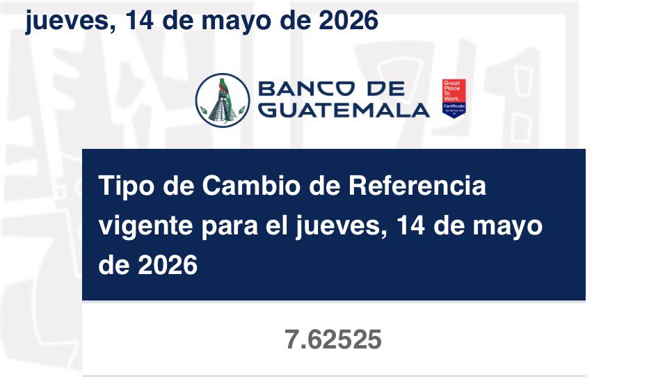 aldiagt's tweet photo. #TipoDeCambioGt https://t.co/s2S6CA2Fep