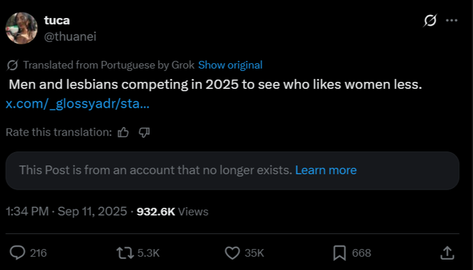 Sappho was a lesbian tweet media