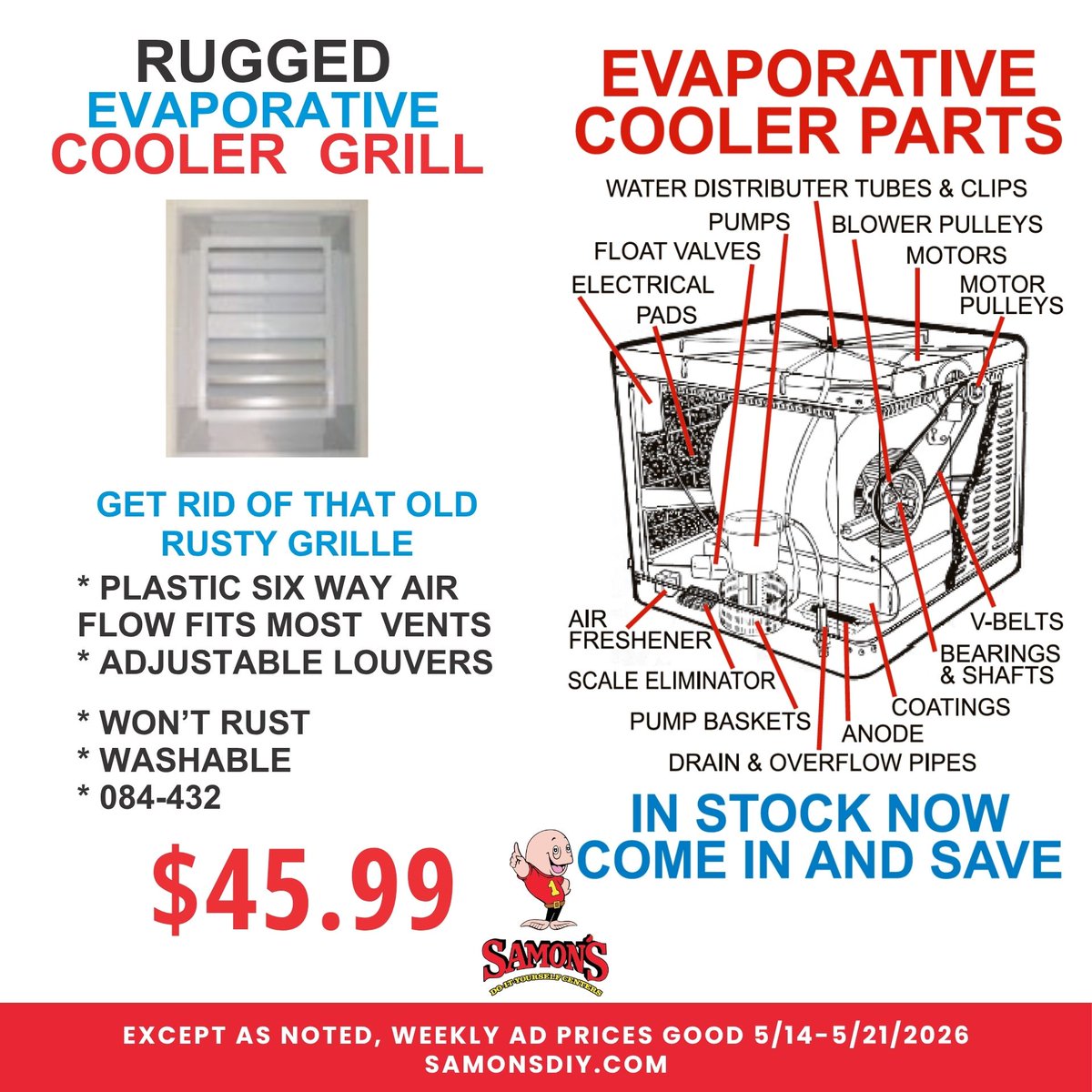 SamonsDIY's tweet photo. The hot temps are here! 🌡️ Samon's is your cooler HQ! 🌬️ Check out this week's deals: https://t.co/r5aLVOJqFO

#SamonsDIY #newmexico https://t.co/oOULzSyUq2